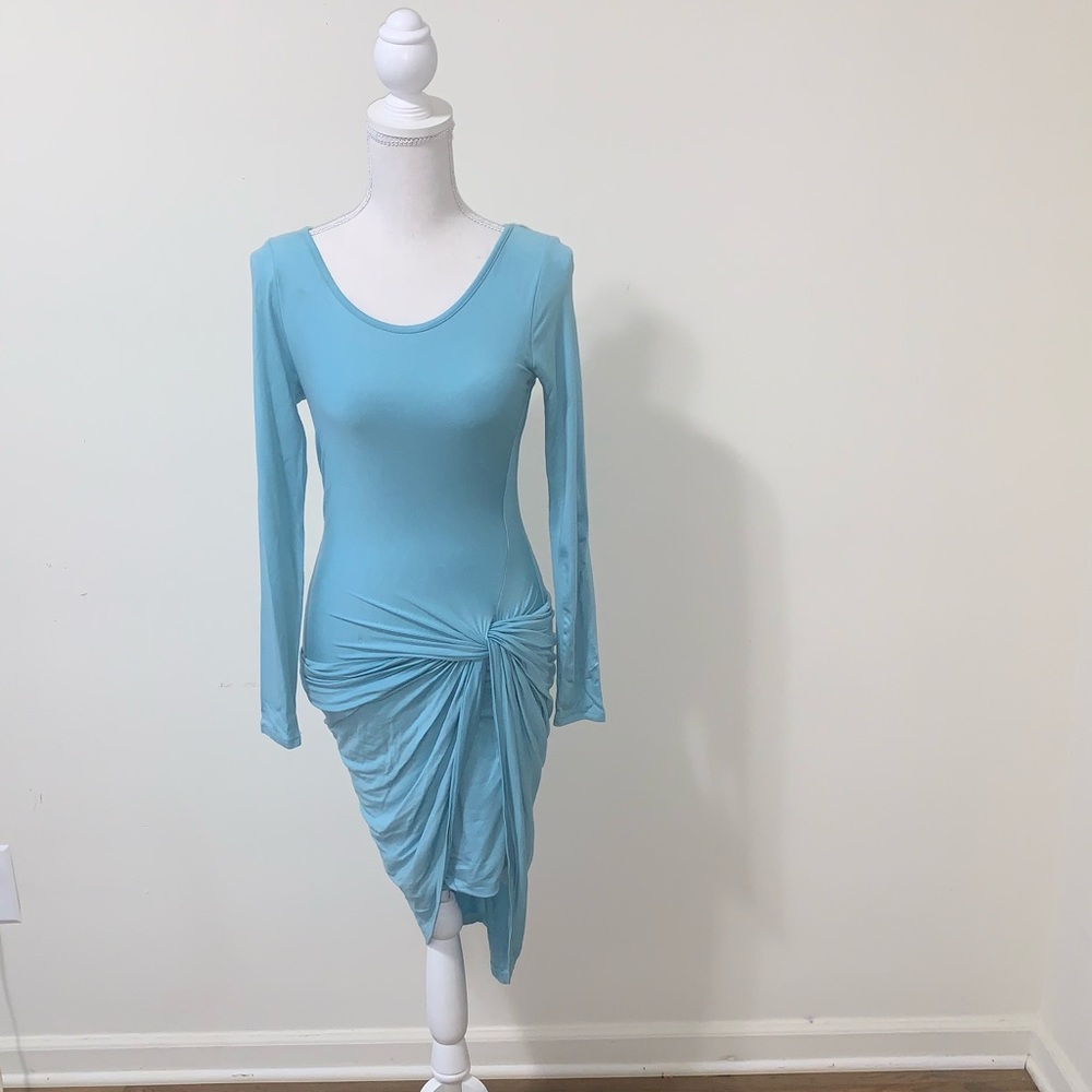 Baby blue dress